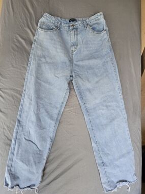 PrettyLittleThing Light Wash Men's Straight Jeans